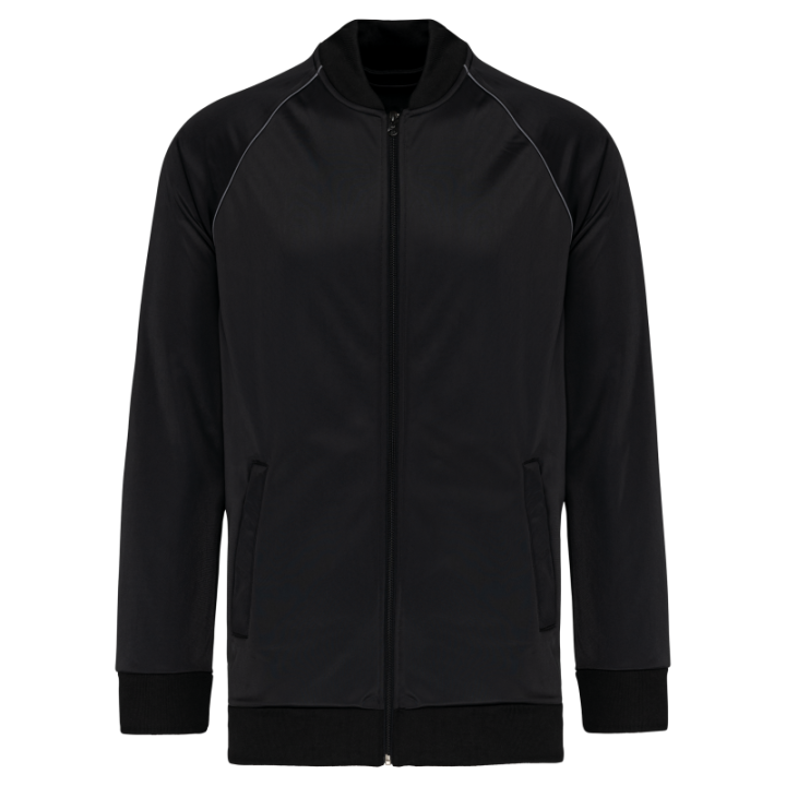 Veste de survêtement zippée avec liseré unisexe