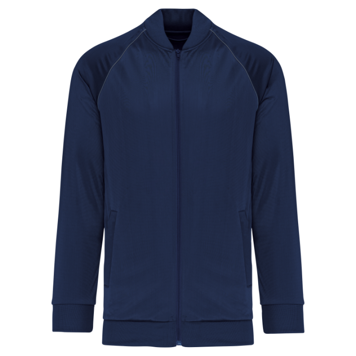 Veste de survêtement zippée avec liseré unisexe