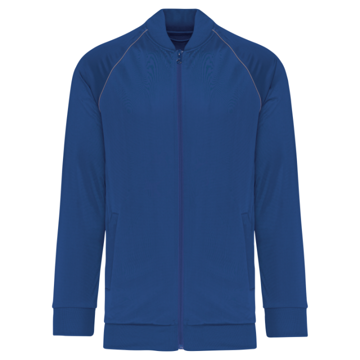 Veste de survêtement zippée avec liseré unisexe