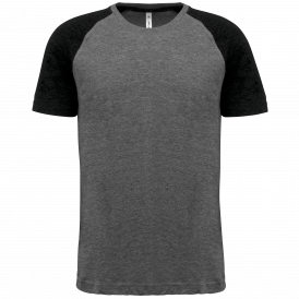 T-shirt bicolore sport manches courtes adulte (2)