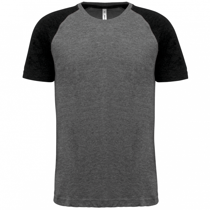 T-shirt bicolore sport manches courtes adulte T-shirt bicolore sport manches courtes adulte