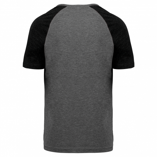 T-shirt bicolore sport manches courtes adulte