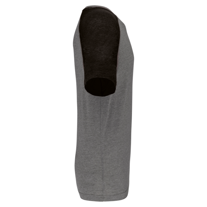 T-shirt bicolore sport manches courtes adulte