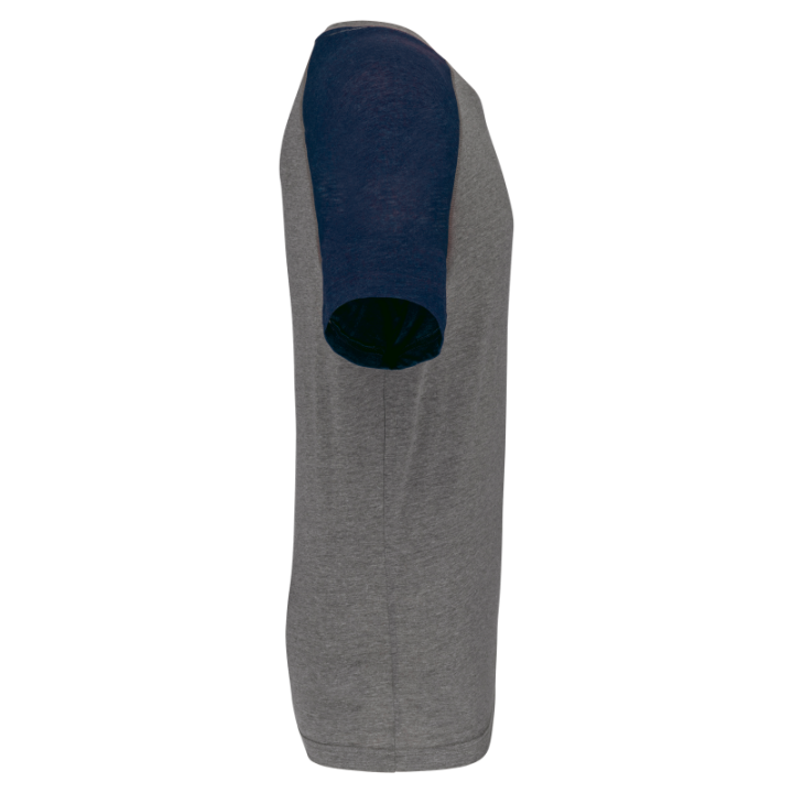T-shirt bicolore sport manches courtes adulte