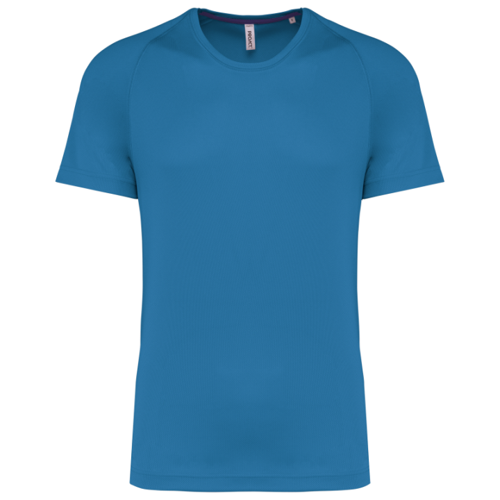 T-shirt de sport à col rond recyclé homme