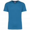 T-shirt de sport à col rond recyclé homme