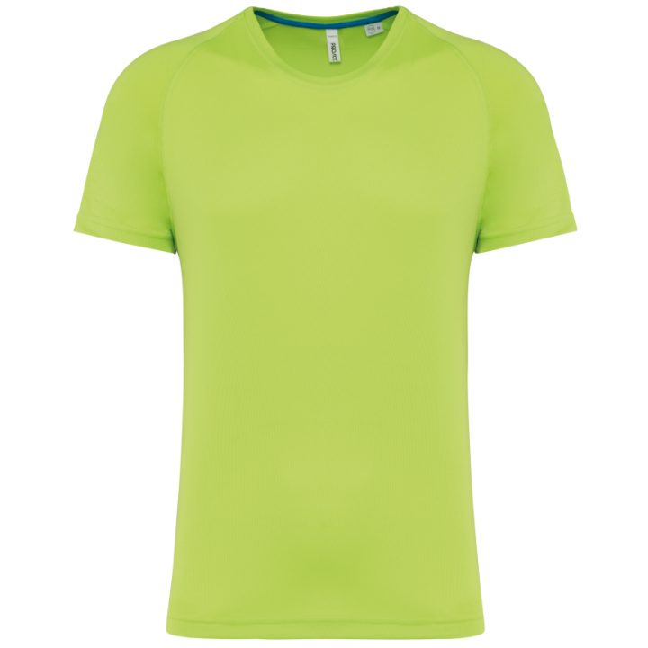 T-shirt de sport à col rond recyclé homme