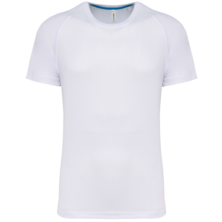 T-shirt de sport à col rond recyclé homme