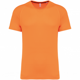 T-shirt de sport à col rond recyclé homme