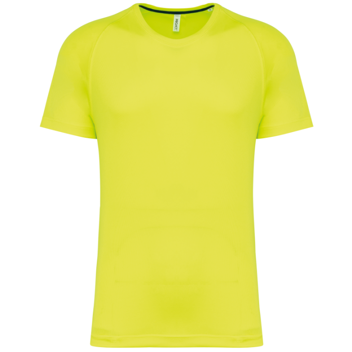 T-shirt de sport à col rond recyclé homme