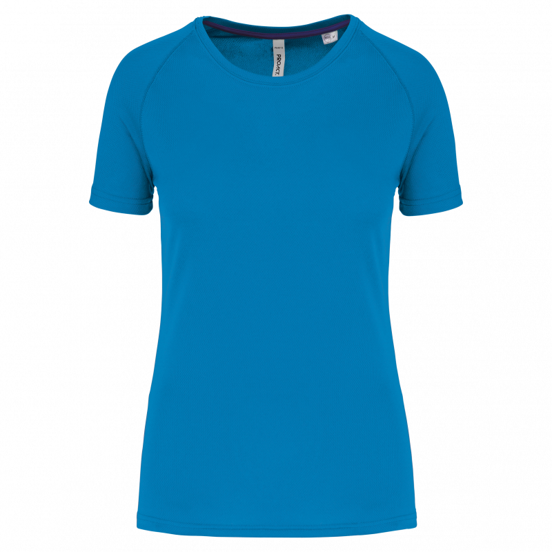 T-shirt de sport femme à col rond T-shirt de sport femme à col rond