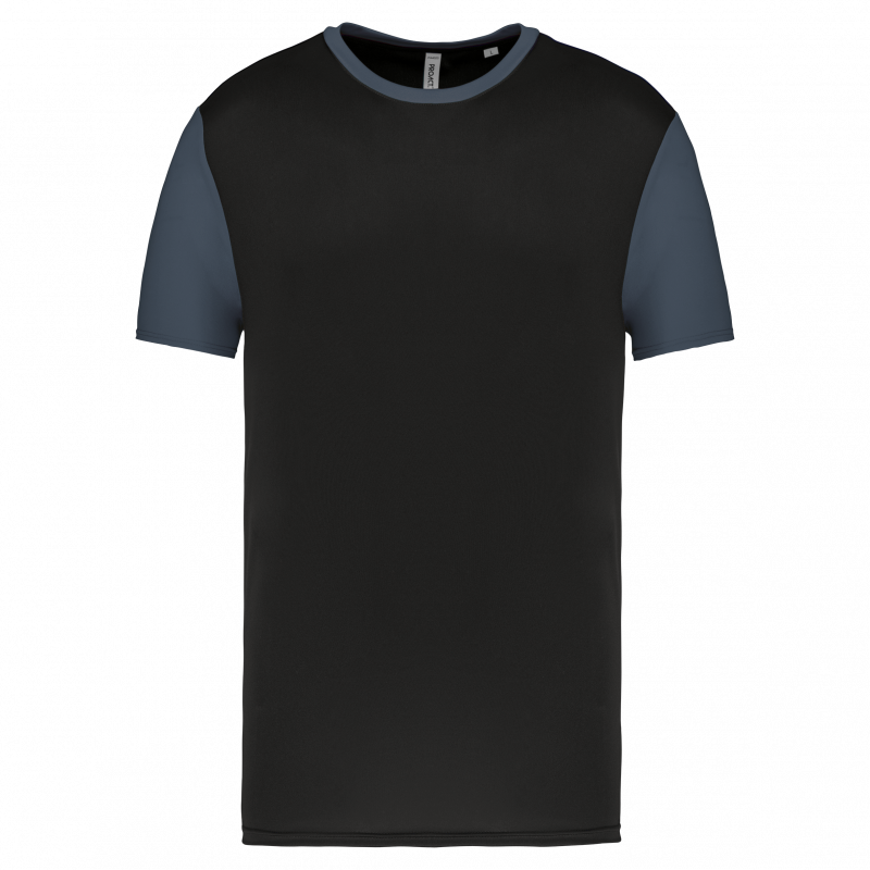 Maillot manches courtes bicolore unisexe Maillot manches courtes bicolore unisexe