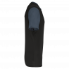 Maillot manches courtes bicolore unisexe