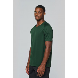 T-shirt sport 100% polyester manches courtes homme