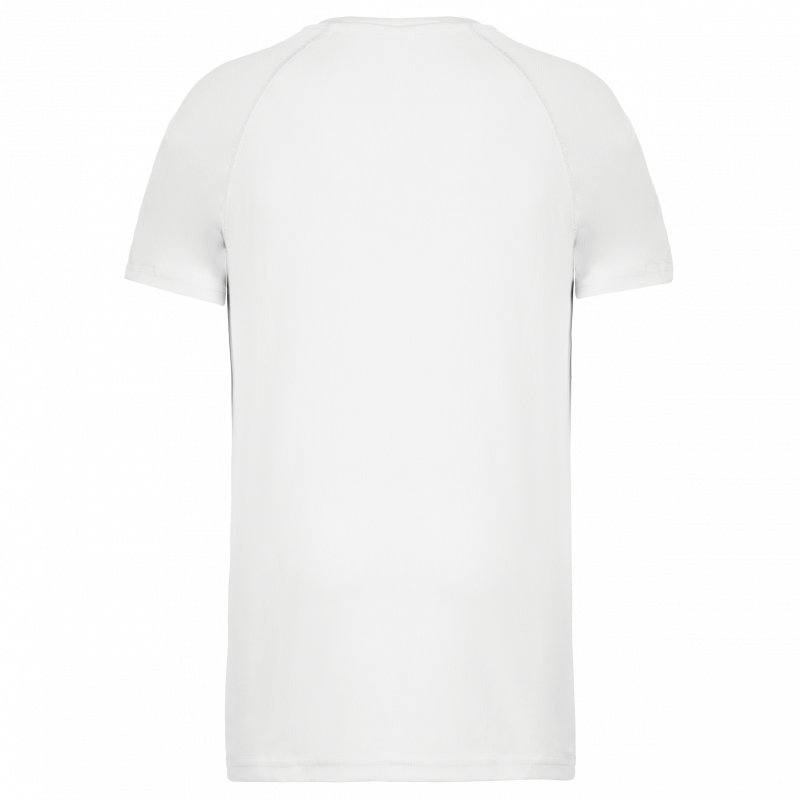 T-shirt sport 100% polyester manches courtes homme