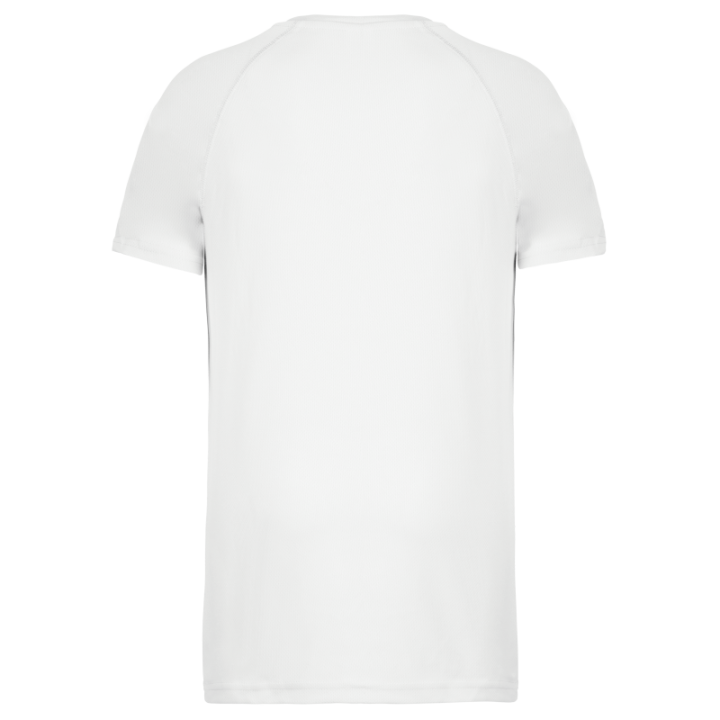 T-shirt sport 100% polyester manches courtes homme