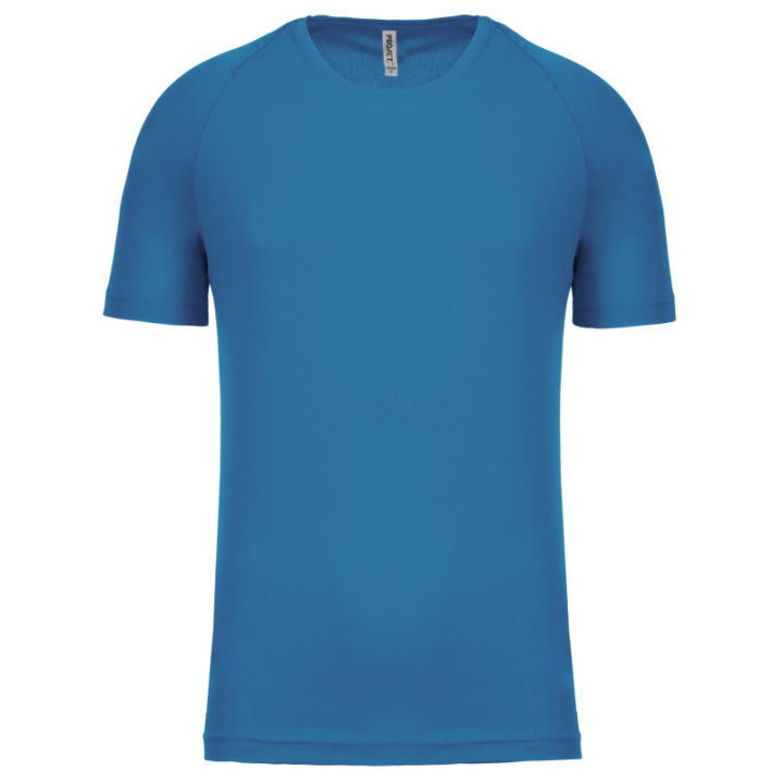 T-shirt sport 100% polyester manches courtes homme