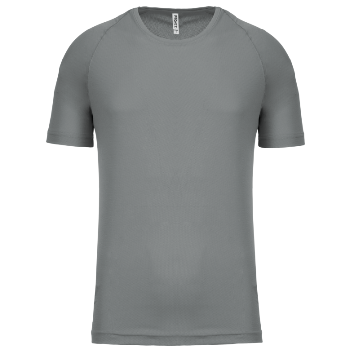 T-shirt sport 100% polyester manches courtes homme
