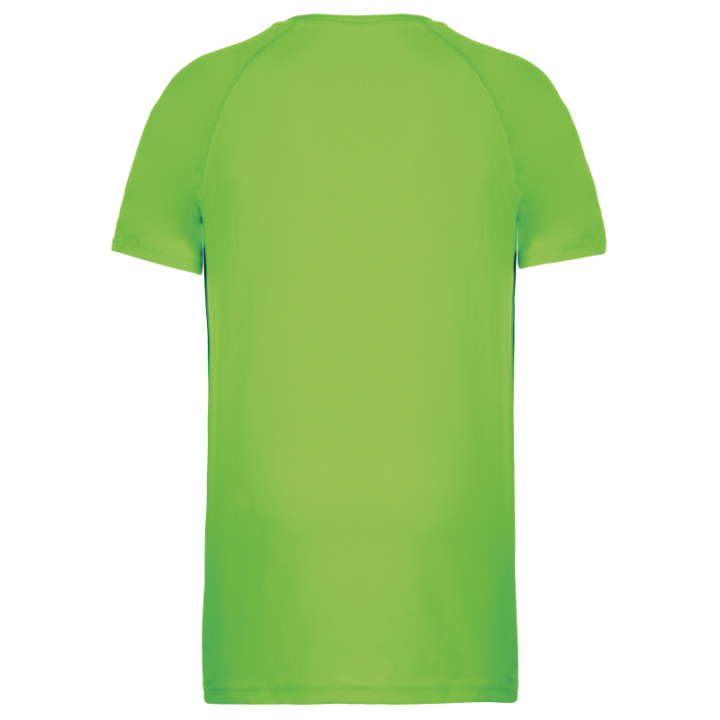 T-shirt sport 100% polyester manches courtes homme