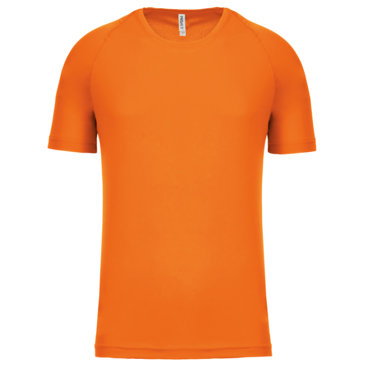 T-shirt sport 100% polyester manches courtes homme
