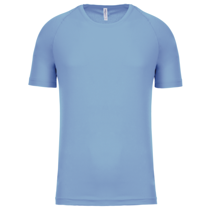 T-shirt sport 100% polyester manches courtes homme