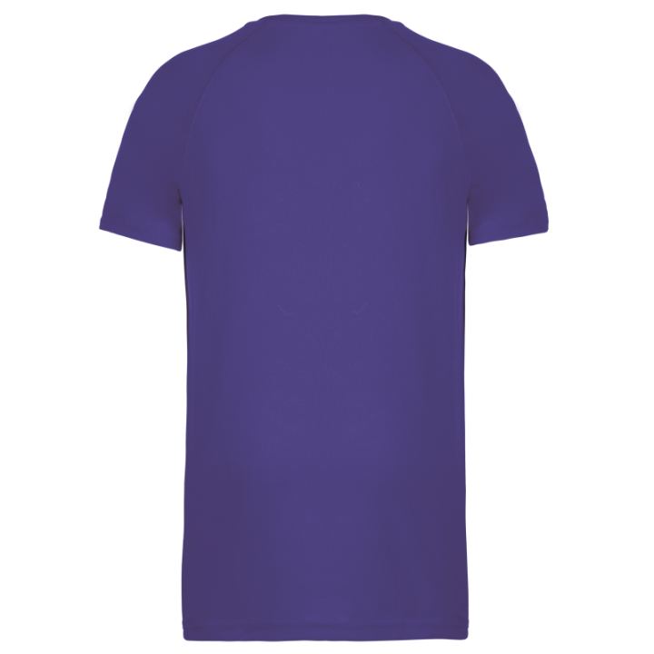 T-shirt sport 100% polyester manches courtes homme