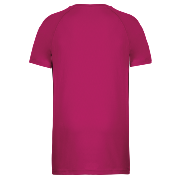 T-shirt sport 100% polyester manches courtes homme