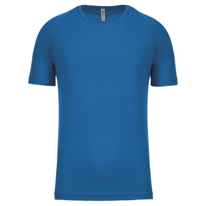 T-shirt sport 100% polyester manches courtes homme