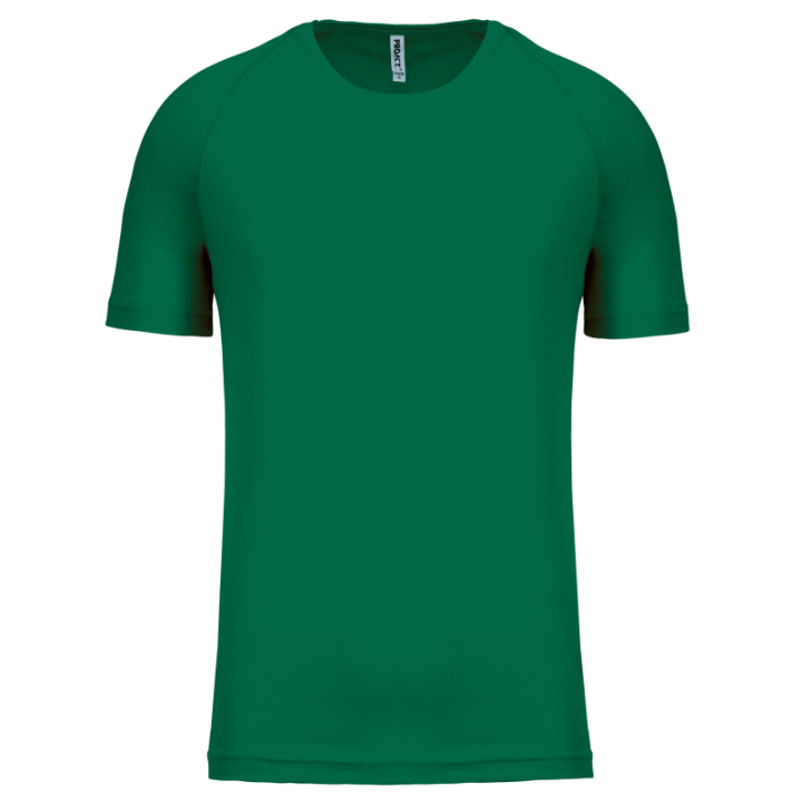 T-shirt sport 100% polyester manches courtes homme