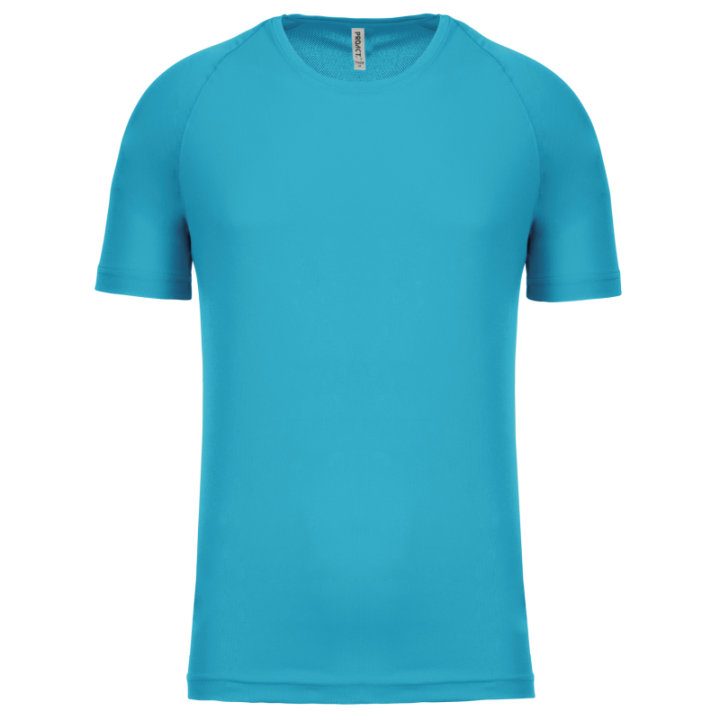 T-shirt sport 100% polyester manches courtes homme