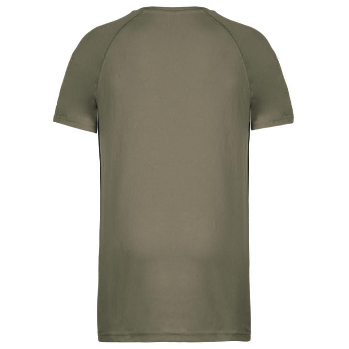 T-shirt sport 100% polyester manches courtes homme