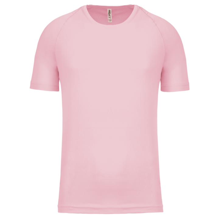 T-shirt sport 100% polyester manches courtes homme