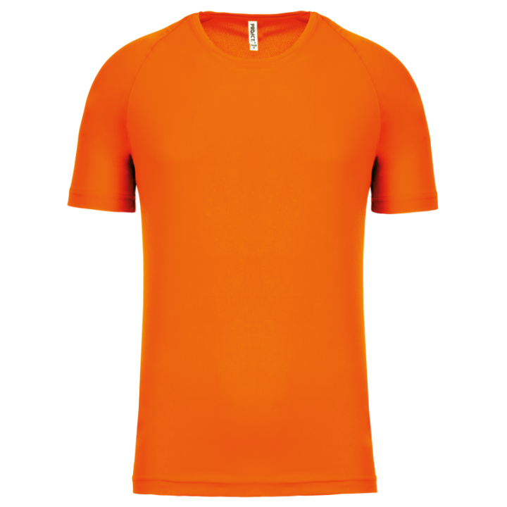 T-shirt sport 100% polyester manches courtes homme