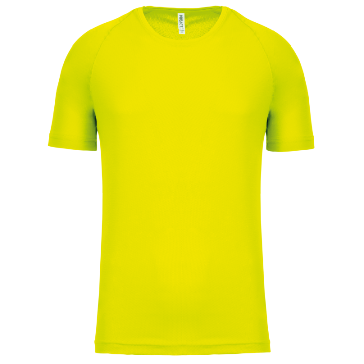 T-shirt sport 100% polyester manches courtes homme