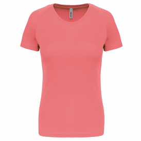 T-shirt femme sport manches courtes ProAct PA439 – 100 % polyester ~140 g/m²