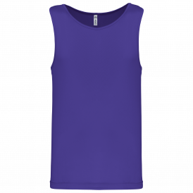 Débardeur sport homme ProAct PA441 – 100 % polyester 140 g/m²