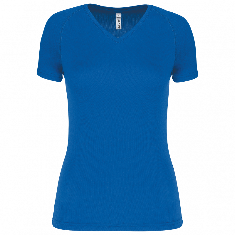 T-shirt de sport manches courtes col v femme PROACT T-shirt de sport manches courtes col v femme PROACT