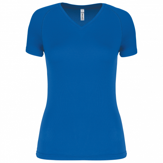T-shirt de sport manches courtes col v femme PROACT
