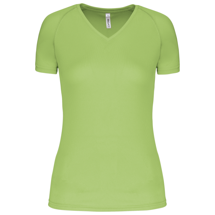 T-shirt de sport manches courtes col v femme PROACT