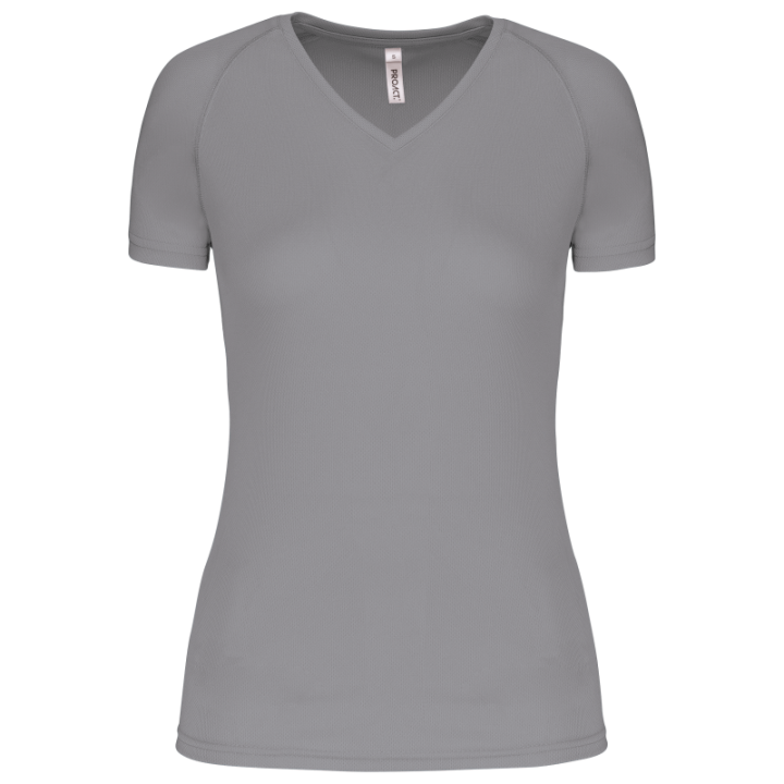 T-shirt de sport manches courtes col v femme PROACT