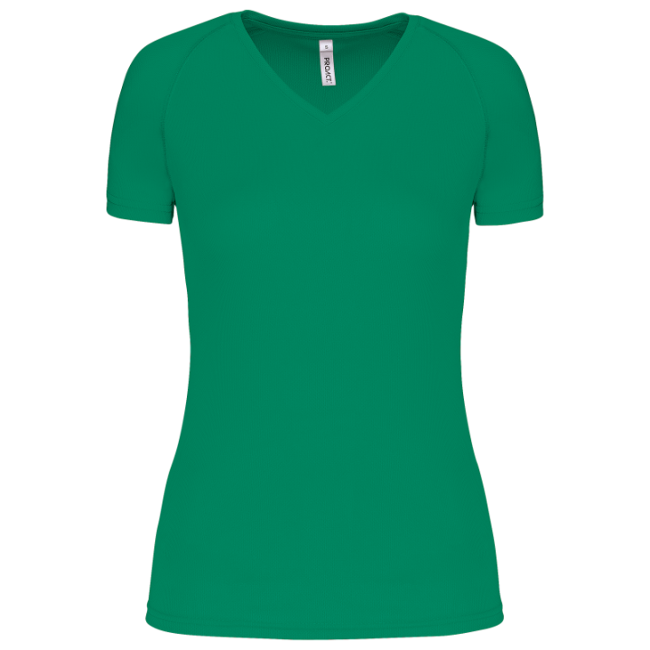 T-shirt de sport manches courtes col v femme PROACT