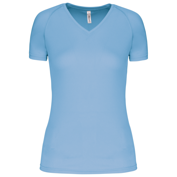 T-shirt de sport manches courtes col v femme PROACT