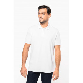 Polo en coton Supima à manches courtes homme