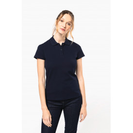 Polo à manches courtes femme en coton Supima qualité supérieure