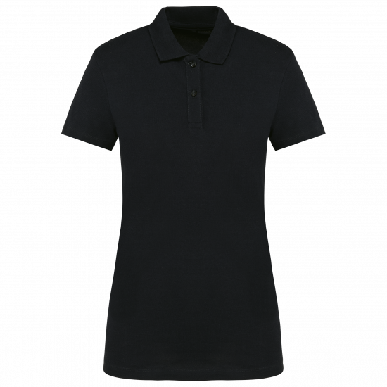 Polo à manches courtes femme en coton Supima qualité supérieure