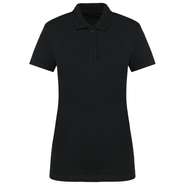 Polo à manches courtes femme en coton Supima qualité supérieure