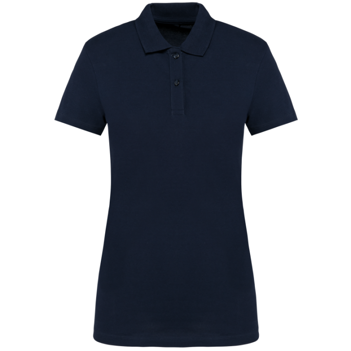 Polo à manches courtes femme en coton Supima qualité supérieure