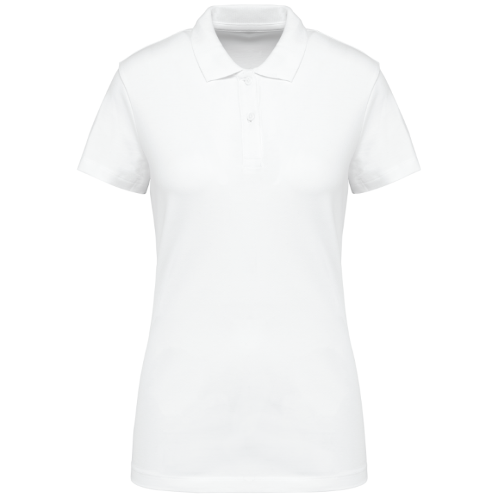 Polo à manches courtes femme en coton Supima qualité supérieure