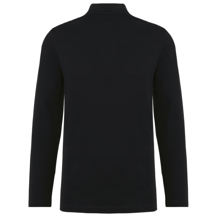 Polo manches longues homme coton Supima
