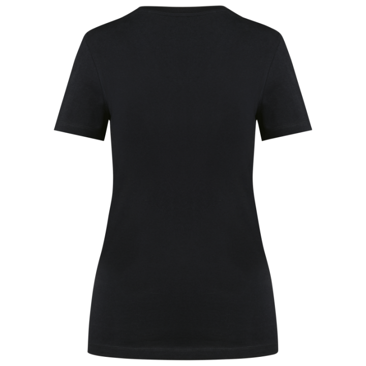 T-shirt femme coton Supima col rond manches courtes